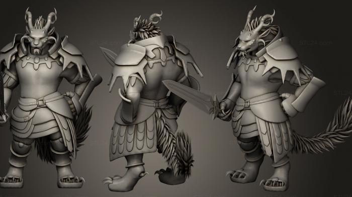 Figurines heroes, monsters and demons (Almorra Soulkeeper, STKM_0104) 3D models for cnc